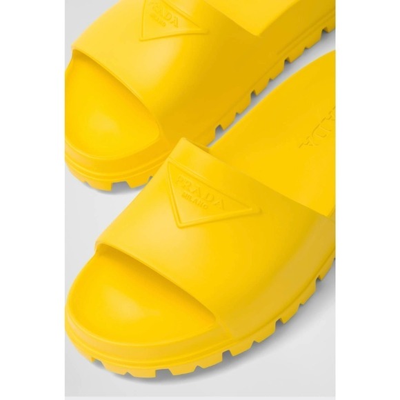 Prada logo slide sandal main image 7